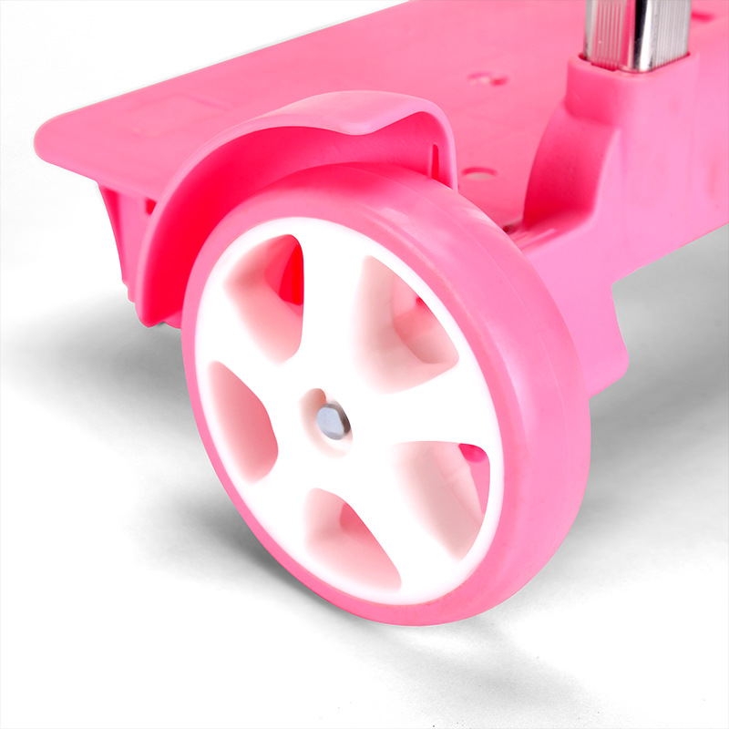 Fábrica al por mayor espesado material ABS resistente al desgaste para reducir la carga de hombro bolsas escolares de estudiantes barra de tracción carro accesorios de rueda inferior