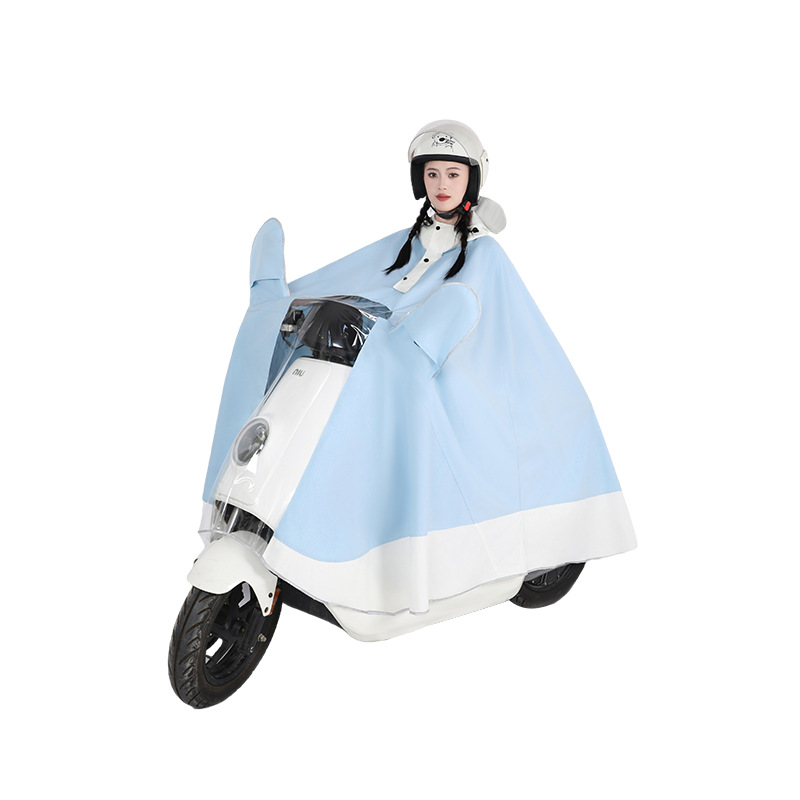 Impermeables, vehículos eléctricos, modelos para hombres y mujeres, de alta calidad, aumento de cuerpo completo para adultos, batería de motocicleta larga a prueba de lluvia, poncho image 5