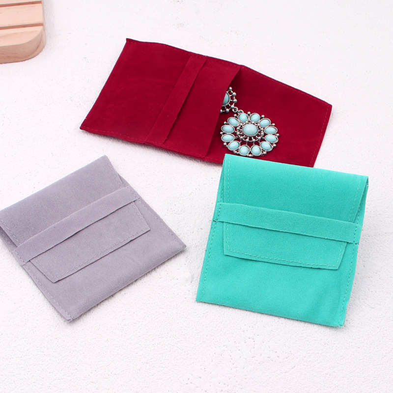 Lässig Einfarbig Tuch Schmuck Verpackungstaschen display picture 3