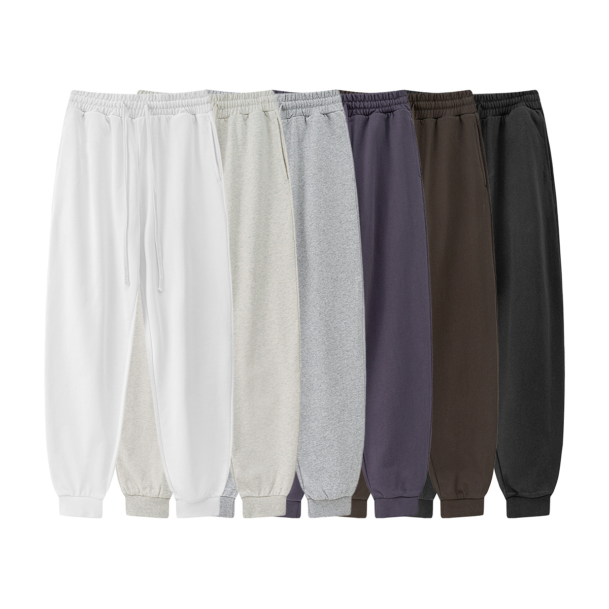 BM Customizado| 2025 otoño estilo de moda estadounidense nuevo FOG color tierra abrazado pantalones deportivos ociosos pantalones largos