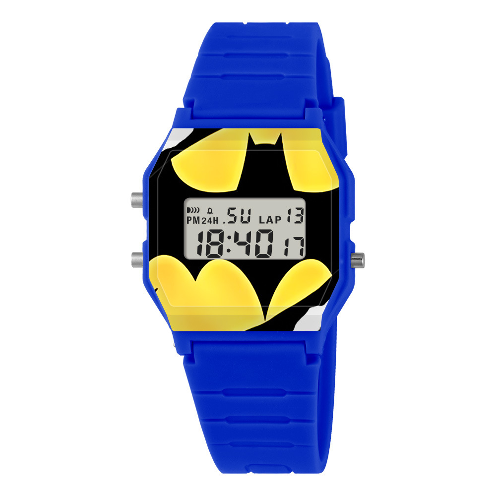 Tendencia de estudiantes de secundaria cronometrador de dibujos animados relojes electrónicos alarma deportiva al aire libre nocturna relojes electrónicos al por mayor