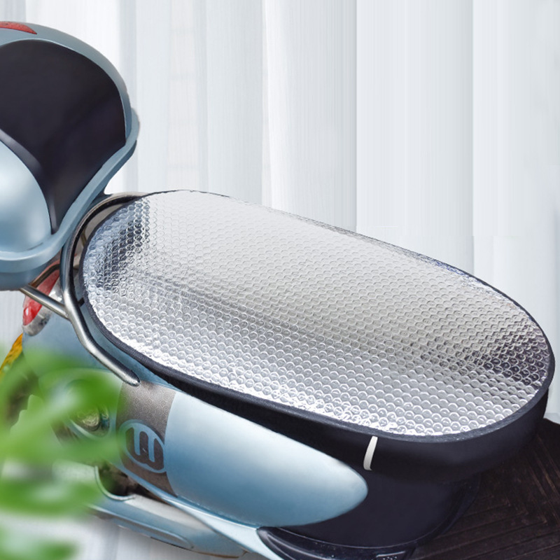 Electric Car Seat Cover Sun Protection Battery Car Seat Cushion Seat Cover Motorcycle Insulated Seat Cushion Cover Waterproof Universal Breathable