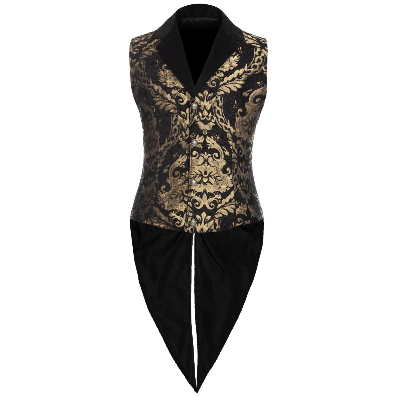 Внешняя торговля Средневековый Готический жилет под смокинг Мужской жилет без рукавов в стиле стимпанк Ренессанс Одежда