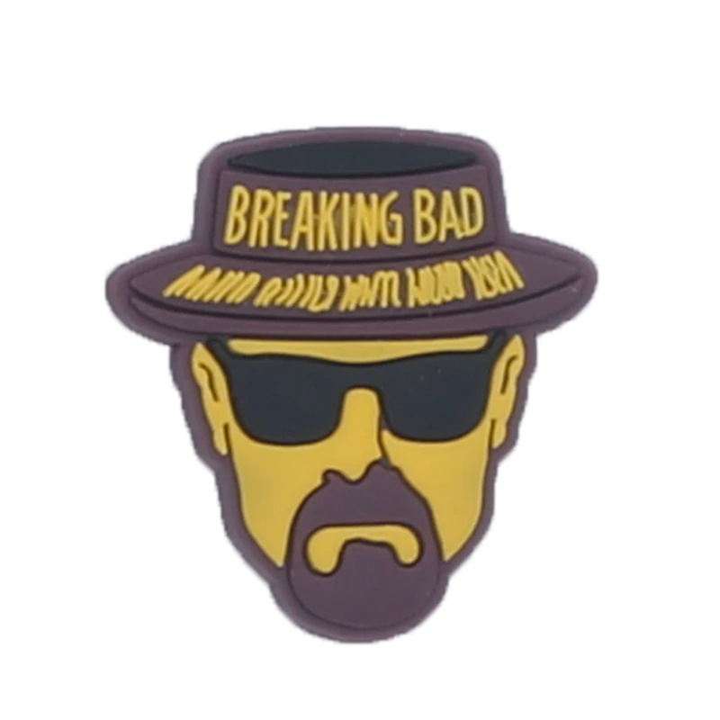 Comercio electrónico transfronterizo al por mayor zapatos de goma suave zapatos de flores accesorios PVC de dibujos animados veneno mortal experto agujero Zapatos de flores hebilla