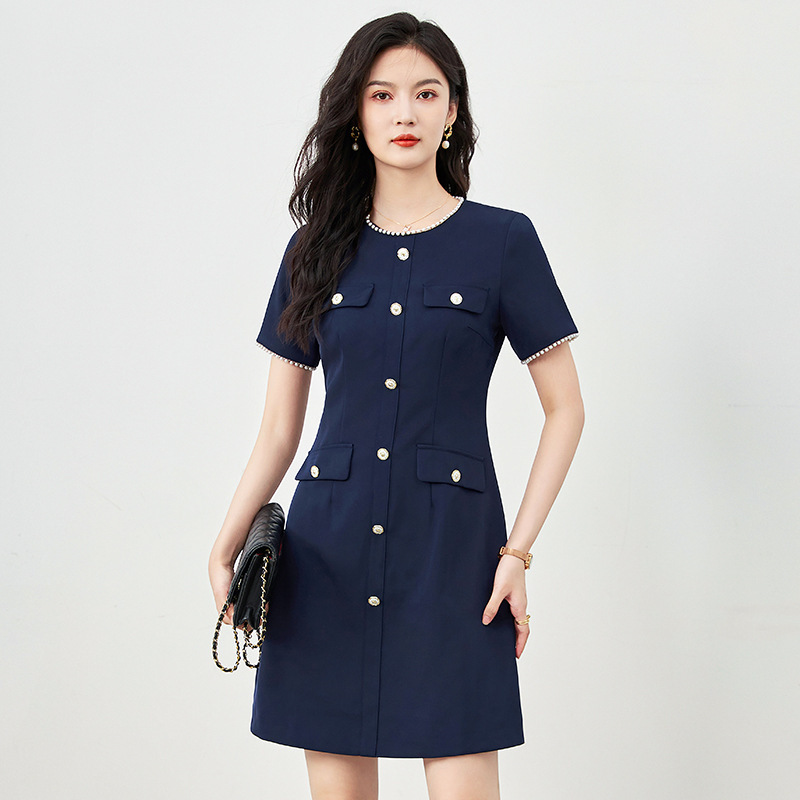 Đầm maxi nữ thắt eo mùa hè kiểu mới — 241801 - Da đen chi tiết 5