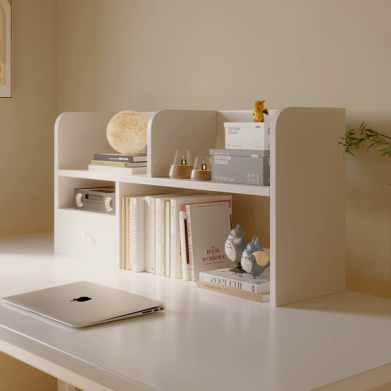 Настольная полка для хранения, книжная полка для студента, домашний стол, стеллаж для хранения, офисная простая многослойная стойка для организации вещей