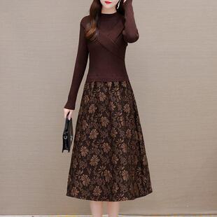 2025��Ů����´��ȹ�كɼ�ӡ��ᘿ��B��ȹ�ﶬ�bë��ȹ���|����