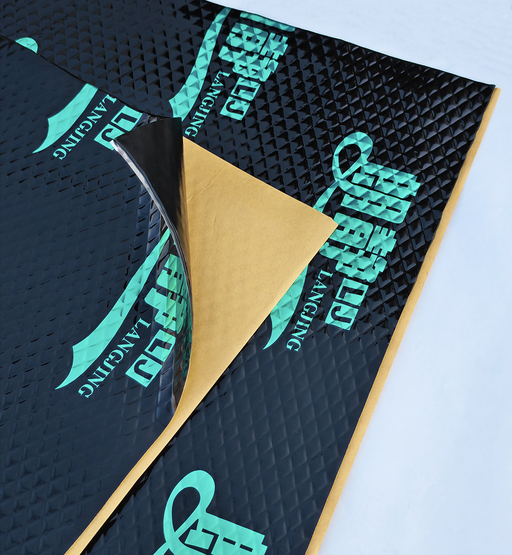 Car Soundproofing Cotton, Anti-Vibration Board, Butyl Rubber Damping Sheet, Car Door Shock-Absorbing Pad, Soundproof Pad, Anti-Vibration Board, Soundproofing Material