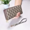 GD dual zipper bag dark brown