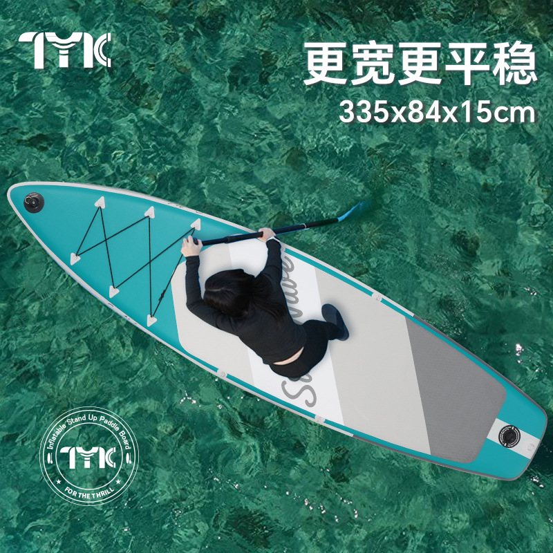Factory Wholesale SUP Inflatable Paddle Board, Stand Up Paddleboard for Beginners, Water Sports Rowing Board