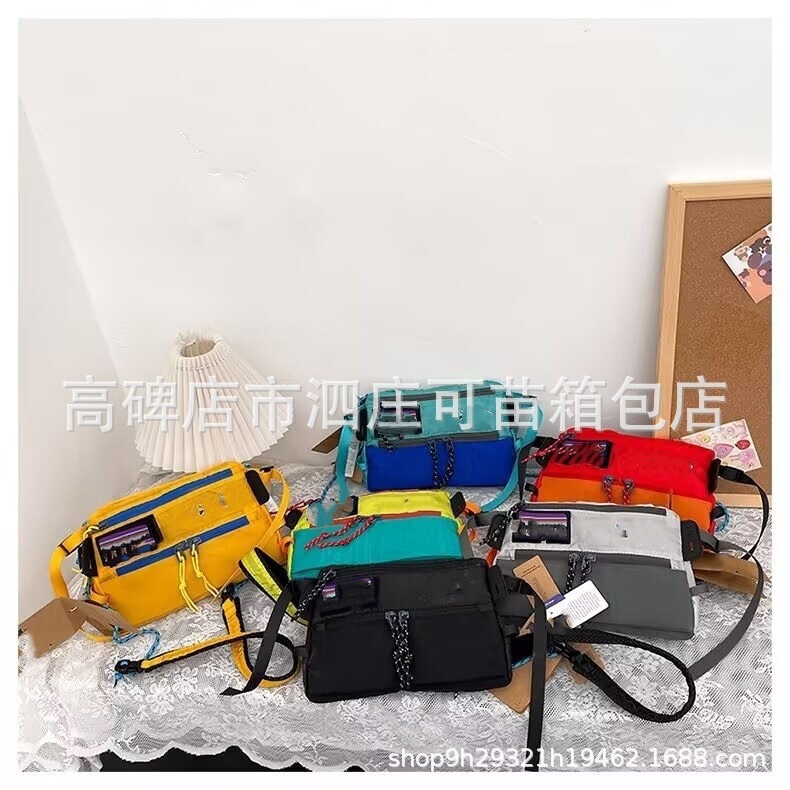 Trendy Brand New Baxin Seal Bag Personalized Outdoor Fishing Bag Men's and Women's Fashion Tooling Small Satchel Casual Mobile Phone Bag