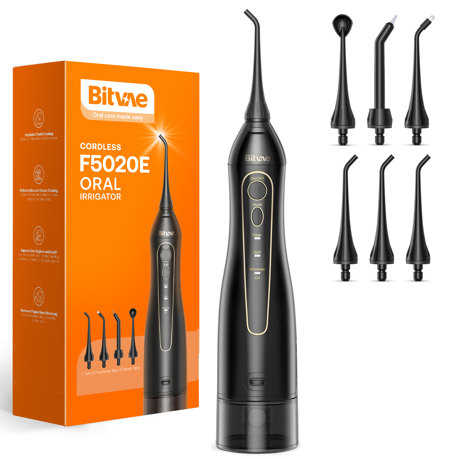 Bitvae F5020E Electric Toothbrush and Water Flosser Combo Set for Export