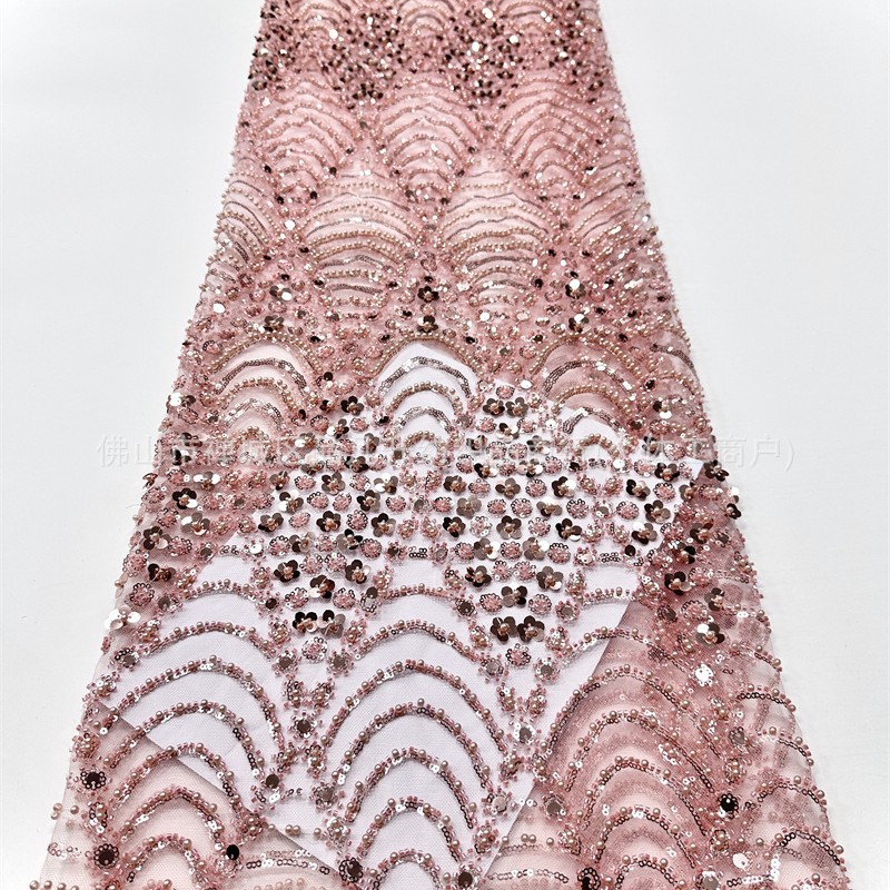 Fabricante de ropa de boda retro ligera de lujo accesorios de vestido al por mayor lotes transfronterizos tela de bordado rápido