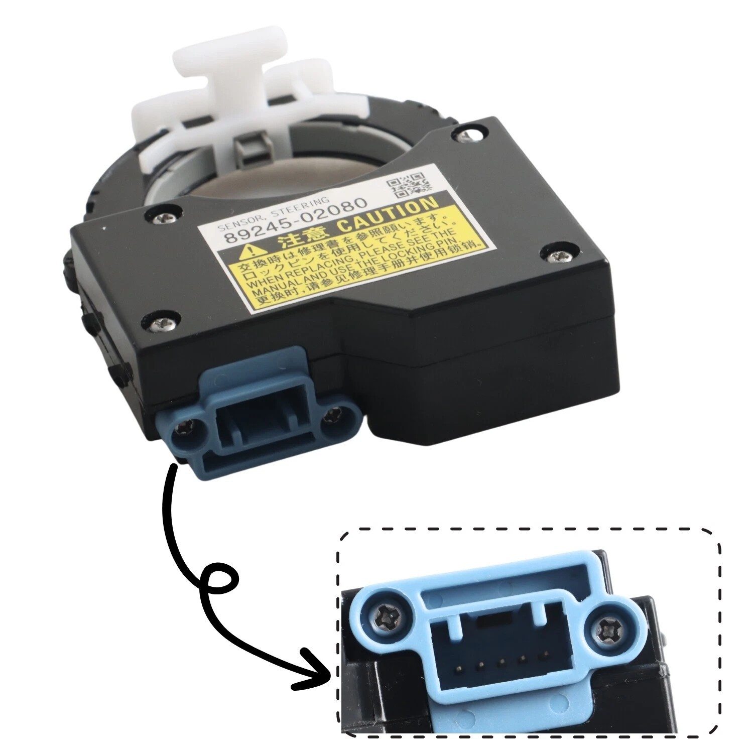 89245-02080 Steering Angle Sensor for Toyota Corolla Camry 8924502090