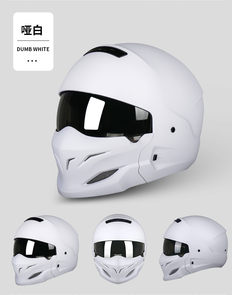 Scorpion Generation One Combination Helmet 3C/Dot Certified, Can Be Equipped with Bluetooth, Suitable for Motorcycles, Electric Vehicles, and Retro Helmets