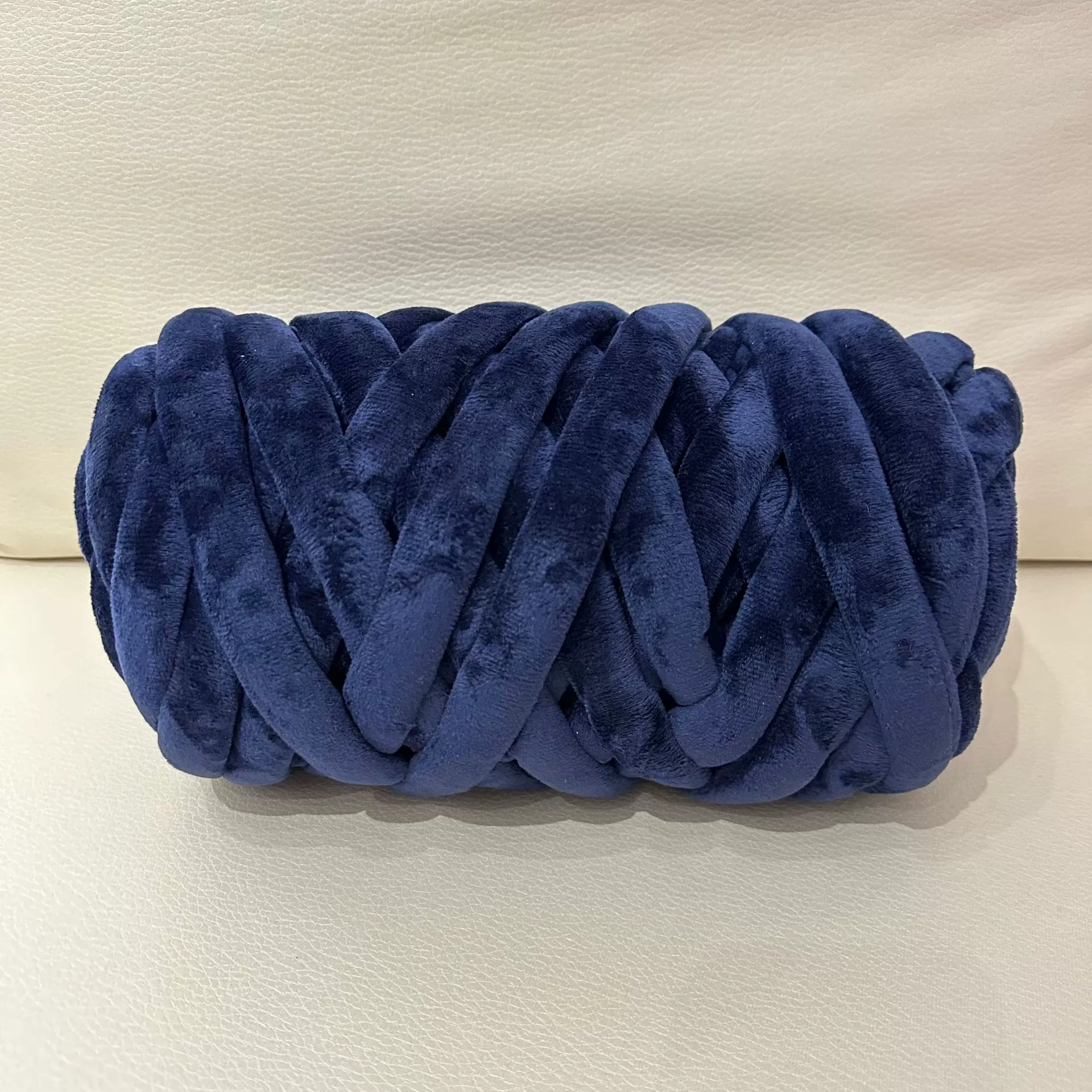 Кускай DIY пряжа для пледа, бархатное литьё хлопок, 1 кг (≈60 м), толщина 2,5 см