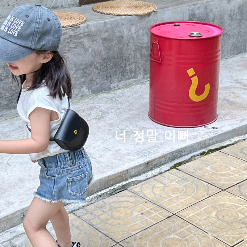Brand retro children's belt bag for boys, chest bag, bag accessory, internet celebrity, Korean style, South Korea, western style
