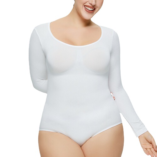 European and American one-piece underwear, tummy-tightening, butt-lifting, body-shaping one-piece, women's tight-fitting long-sleeved corset body-shaping garments