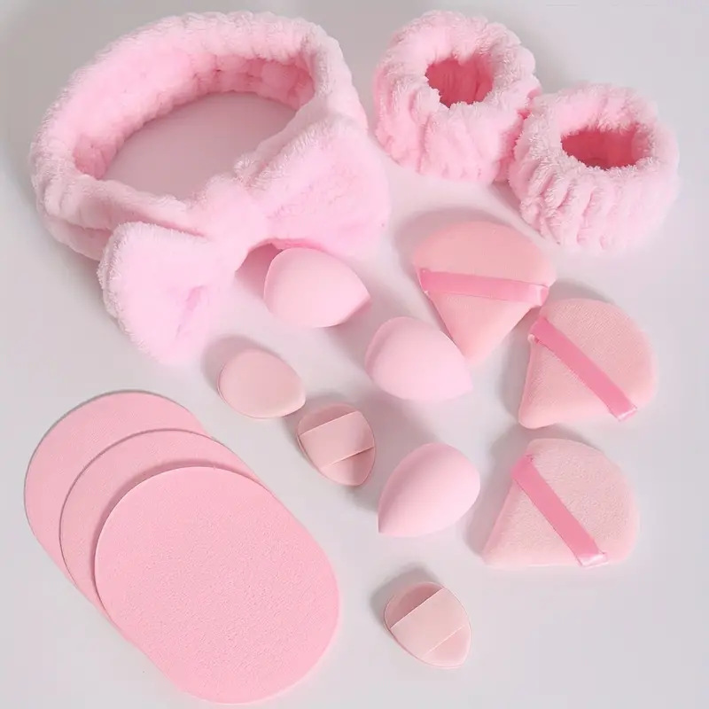 Puff de pulgar triangular transfronterizo patrón de coral muñeca arco banda para el cabello combinación de fabricantes envío gratis al por mayor