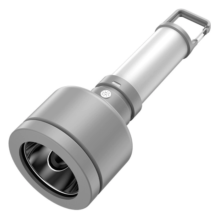 Мощный уличный фонарь LED, портативный, многофункциональный, с двойным источником света, дальнобойный, перезаряжаемый, с ярким светом