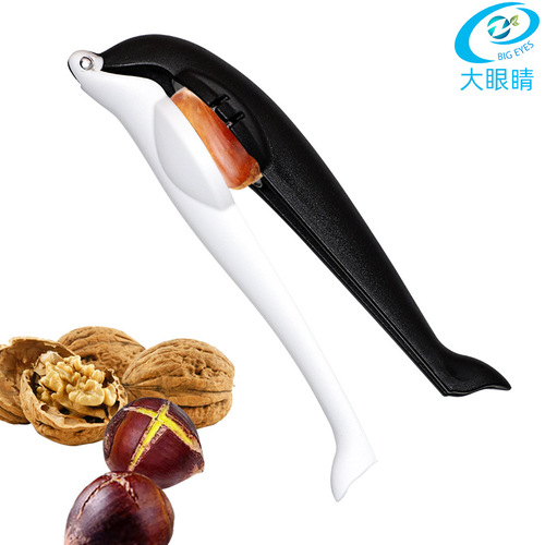 New dolphin-shaped chestnut opener, home kitchen peeling tool, cross chestnut clip, walnut clip