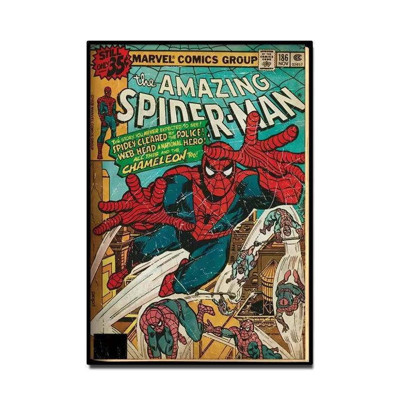 スーパーヒーローマーベルキャンバス絵画装飾絵画ポスター絵画コア速達temuアマゾン卸売販売|undefined