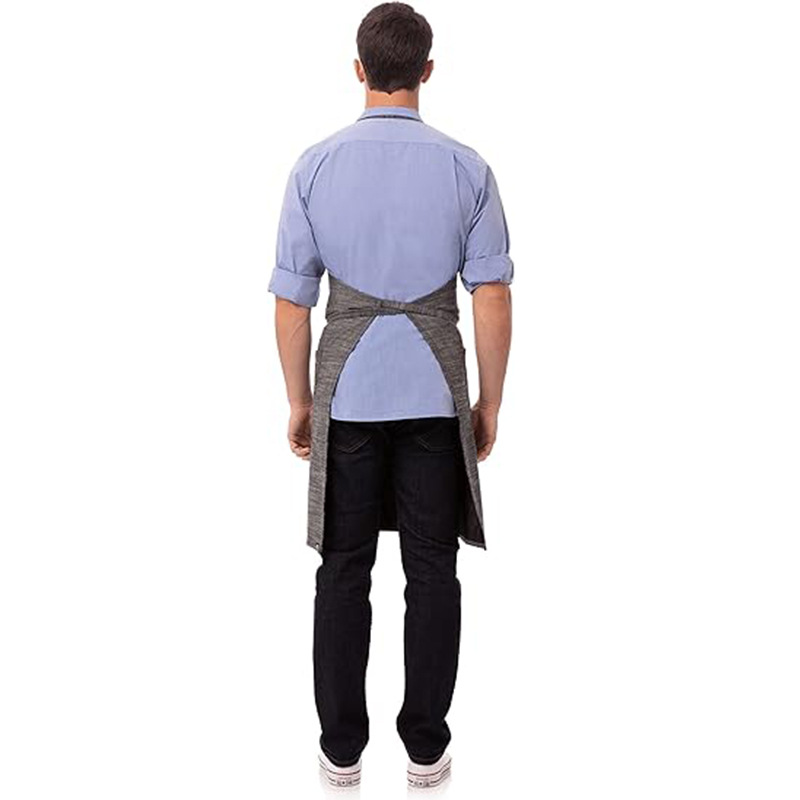 Amazon.com delantal de algodón y lino japonés cocina catering doméstico panadería tienda de postres camarero ropa de trabajo delantal al por mayor