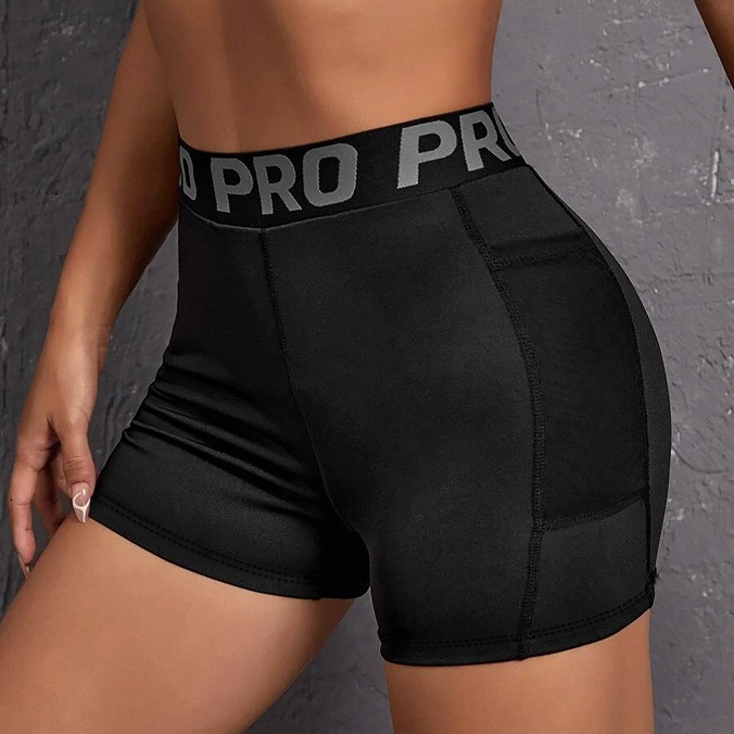 Deportes de verano, fitness, pantalones de yoga, cintura alta, glúteos, leggings desnudos delgados, pantalones de tres puntos de ciclismo de cadera melocotón para mujer