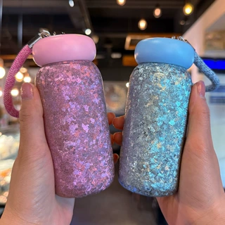 高颜值轻奢纯钛保温杯女生随行杯2026新款迷你小巧水杯便携口袋杯