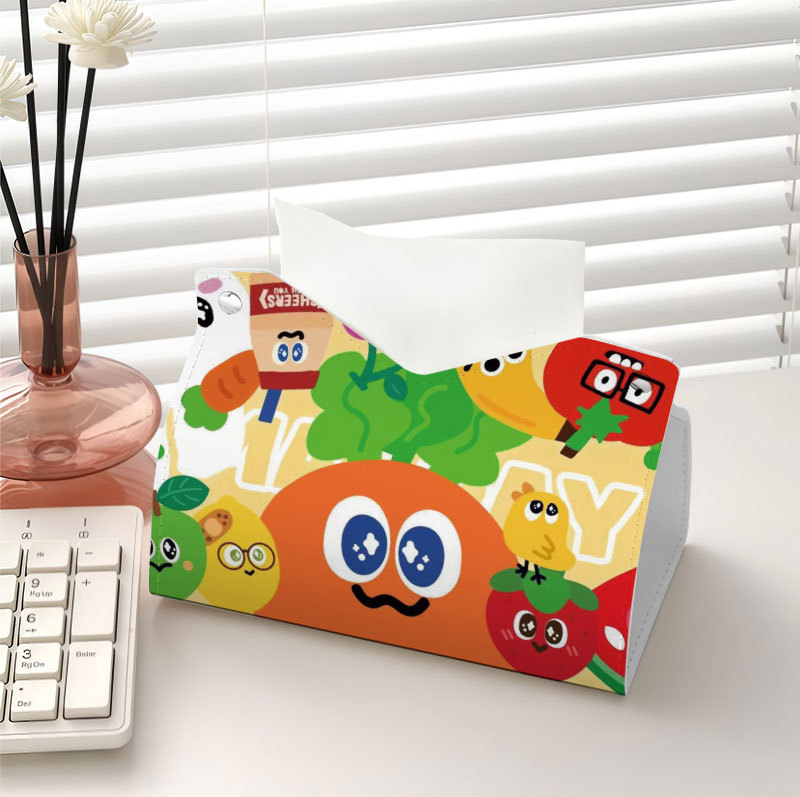 Mayday Tissue Box, Oil-Proof Tissue Box, Printing and Pressing Technology, Waterproof, Suitable for Driving, Can Be Used in the Bathroom to Hold Items