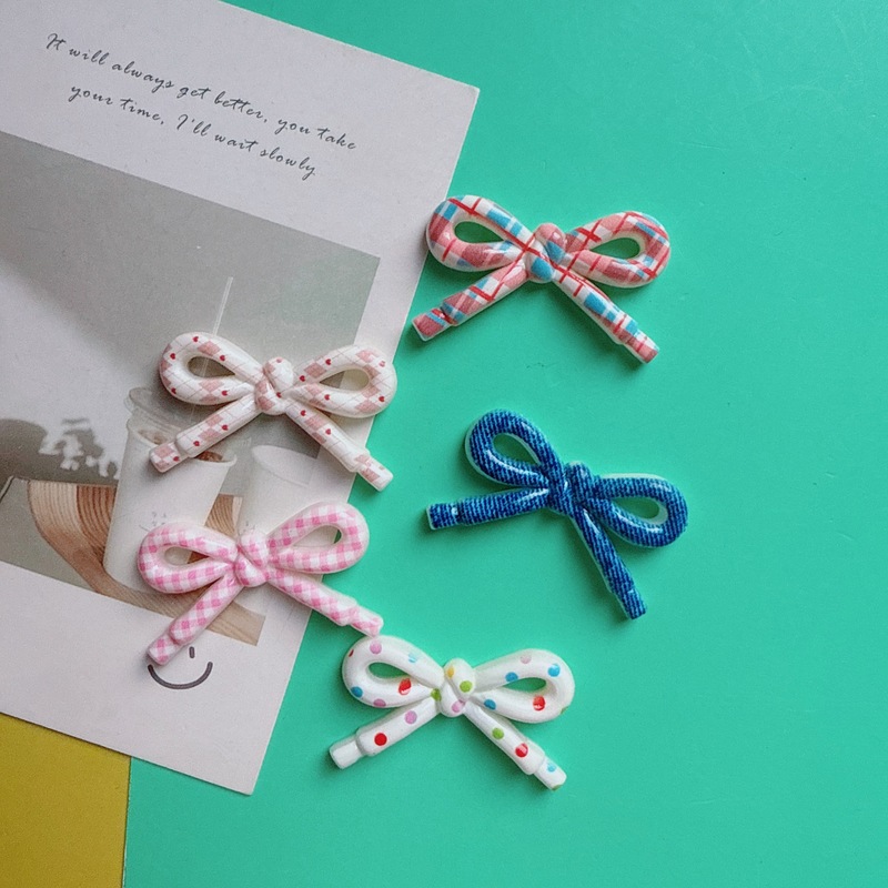 かわいいプリント靴ひも中空リボンアクセサリー diy 帽子電話ケースパッチ装飾クリーム接着剤下駄|undefined