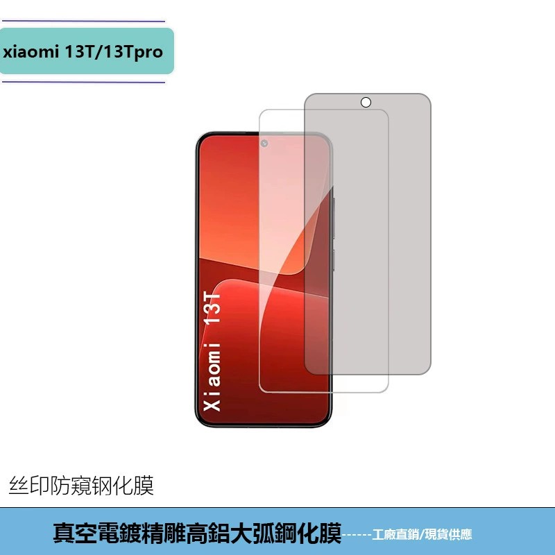 Подходит для полного прозрачного стального покрытия на Xiaomi 13TPro, защитная пленка матовая высокой четкости против скрытой подсветки
