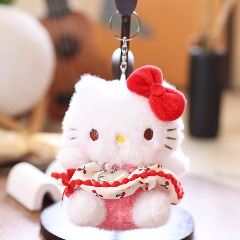 网红可爱萌小猫咪挂件毛绒玩具公仔小猫包包挂饰钥匙扣布娃娃玩偶|undefined