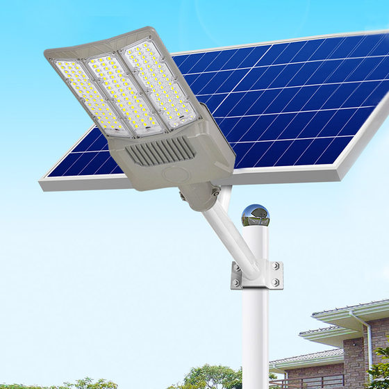 New Two-sided Three-sided Luminous Solar Engineering Street Light Rural Villa Square Waterproof Lighting High-pole Street Light