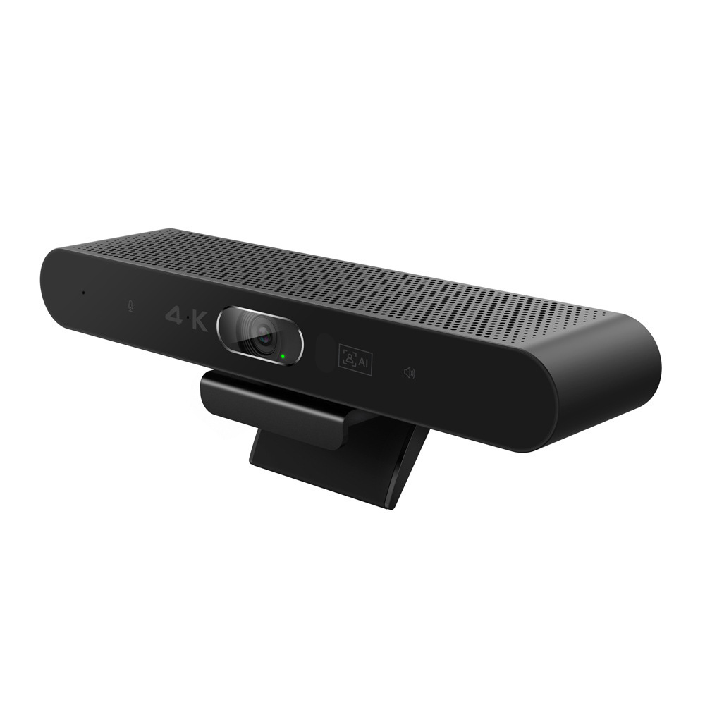 4K Ultra HD Voice Video Conference Camera with Remote Control AI Face Tracking Free Driver Computer Conference Camera
