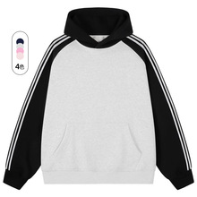 卫衣男春秋季新款情侣款休闲连帽卫衣印logo光版百搭宽松上衣男装