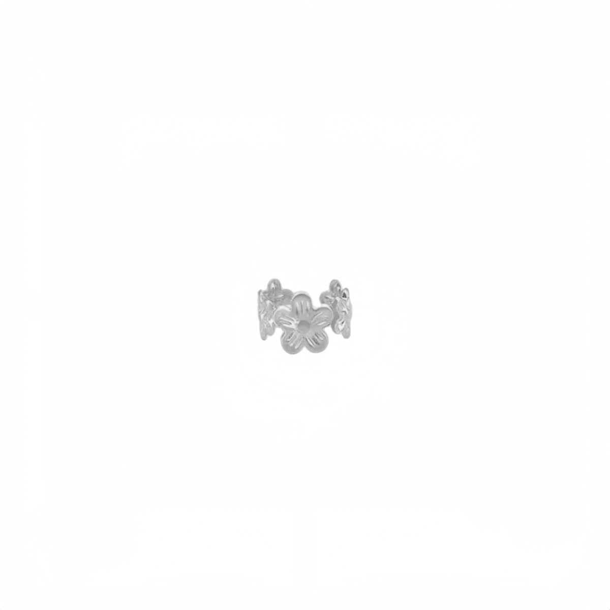 Pequeña flor de ciruelo plata 11*8mm51 #