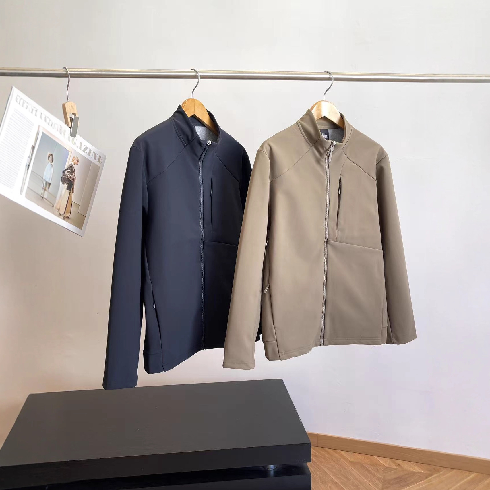 Professional Tactical Soft Shell Export Custom Factory Men's Clothing Commuting to Work Casual Autum Composite Craft Jacket Jacket