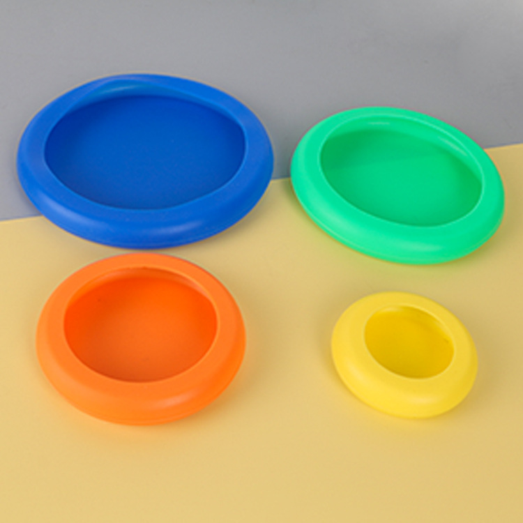 In stock creative silicone fresh-keeping cover household 4-piece set fresh-keeping fruit and vegetable fresh-keeping cover stretchable and sealed