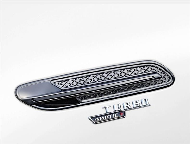 Mercedes-Benz GT50 GT53 G63S modified side fender decals, AMG rear emblem, car logo, letter decals, and word decals