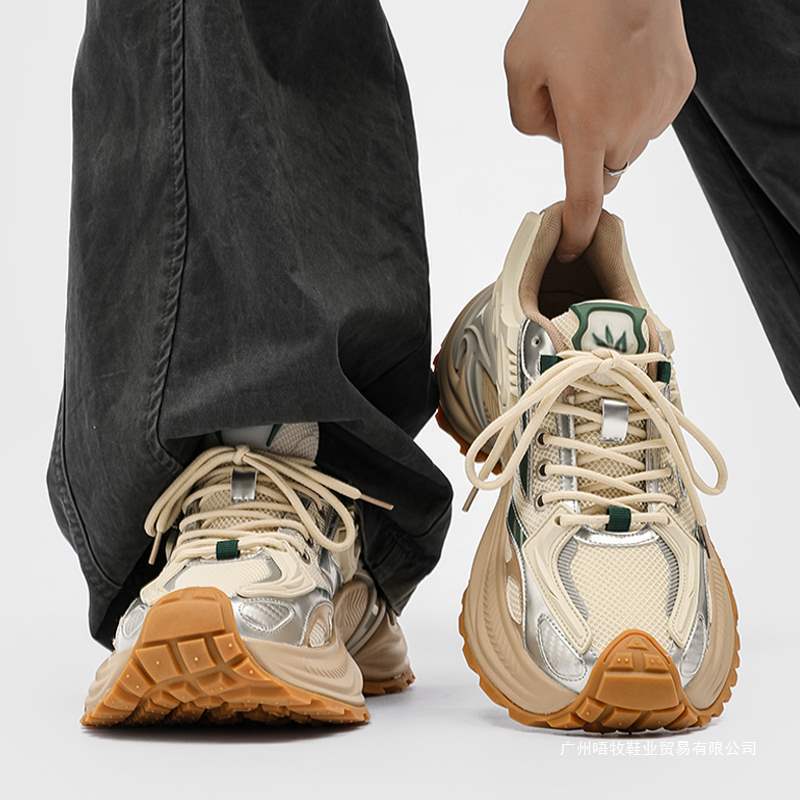 Dad Shoes Men's 2025 New Autumn and Winter Thick-Soled Heightening Sports and Leisure Sneakers Putian Men's Shoes