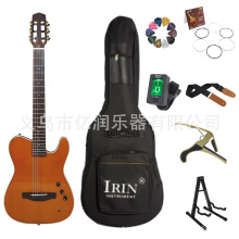 IRIN静音吉他22品智能蓝牙全单板古典电木吉他双模式切换吉他套装