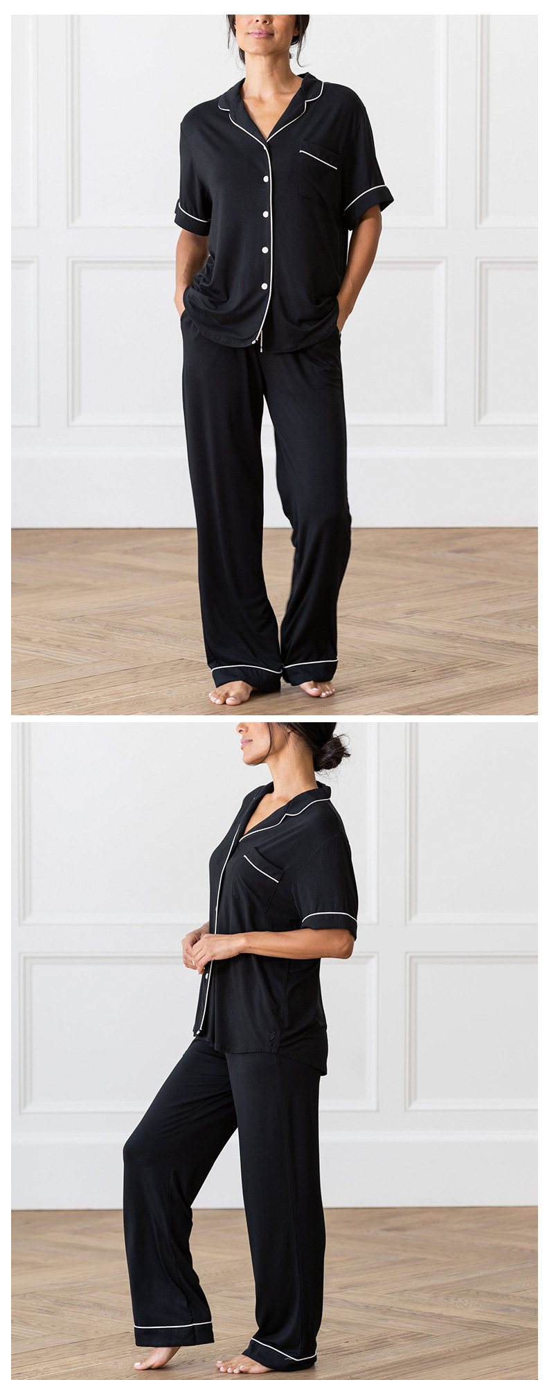 Lovasy Pyjama Femme Court Coton Ensemble de Pyjama Été à Manches Courtes Deux Pièces Pyjamas Rayé Col V Short Vêtemnet dde Nuit Doux avec Poches,A-Bleu,S Lovasy Pyjama Femme Court Coton Ensemble de Pyjama Été à Manches Courtes Deux Pièces Pyjamas Rayé Col V Short Vêtemnet dde Nuit Doux avec Poches,A-Bleu,S