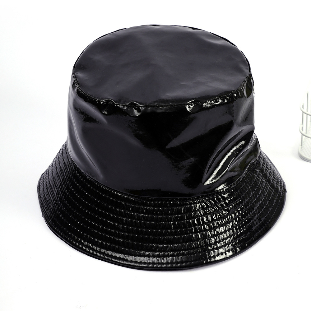 Sombrero de pescador a prueba de sol sombrero de lavabo de color sólido casual para hombres y mujeres negro rojo Fashion Street sombrero plegable primavera y otoño