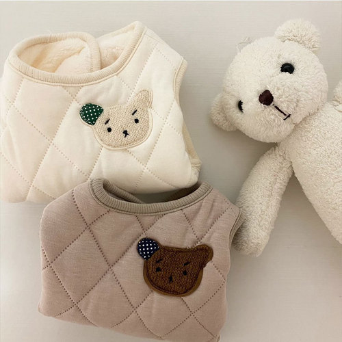Autumn and winter thin puppy vest Teddy VIP Bichon Pomeranian cat small dog clothes winter pet cotton coat