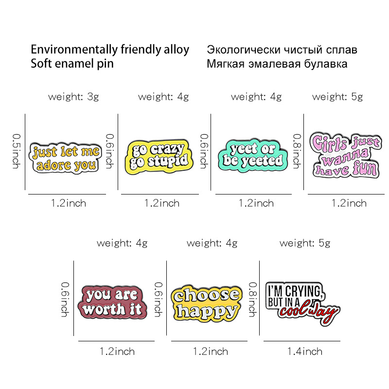 Europea y americana personalizada letras de gama alta broche de gama alta de aleación de galvanoplastia accesorios broche collar anti-exposición hebilla al por mayor