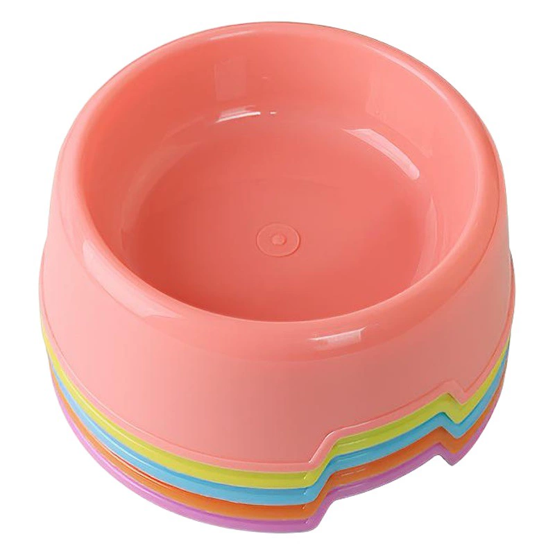 Товары для домашних животных оптом пластиковая миска для домашних животных чаша для собак конфетный цвет круглый кошачий шар производители оптом