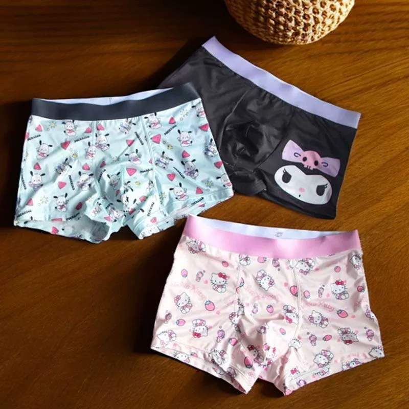 Hello Kitty, японские милые штаны, дышащие мультяшные штаны для школьников