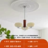 3 heads- {light cream color lampshade}
