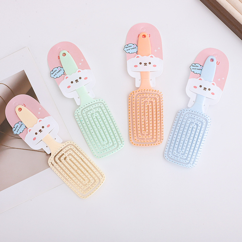 Peine de colchón de aire nuevo masaje popular peine de cabello rizado cómodo cuero cabelludo picazón cojín de aire masaje permanente peluquería